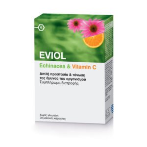 Eviol Echinacea & Vitamin C 30 Μαλακές Κάψουλες