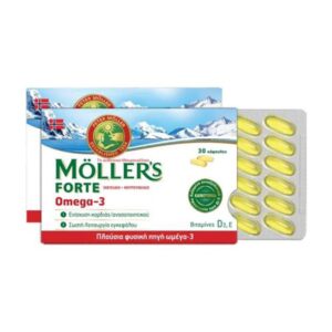 Moller's Forte Omega-3 Μουρουνέλαιο Πλούσιο σε Omega-3